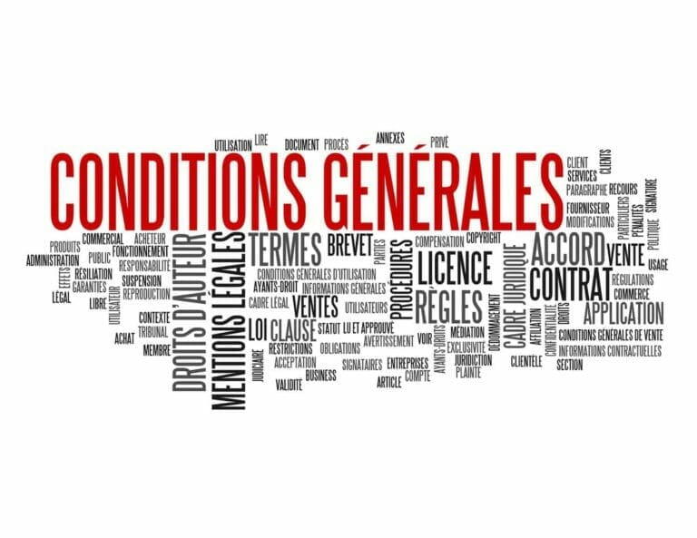 conditions générales d utilisation