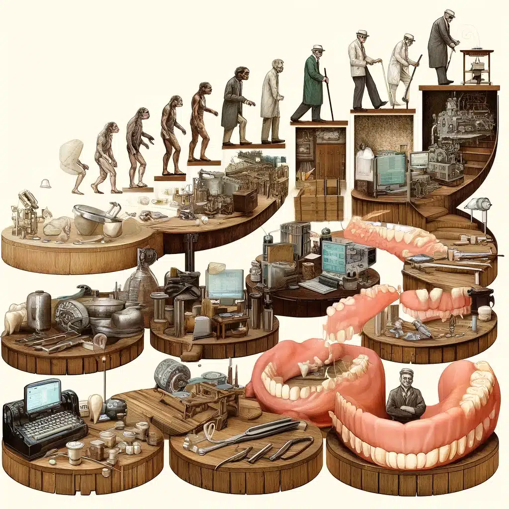 Origines et Évolution du Denturisme 6 Évolution Vers le Denturisme Moderne