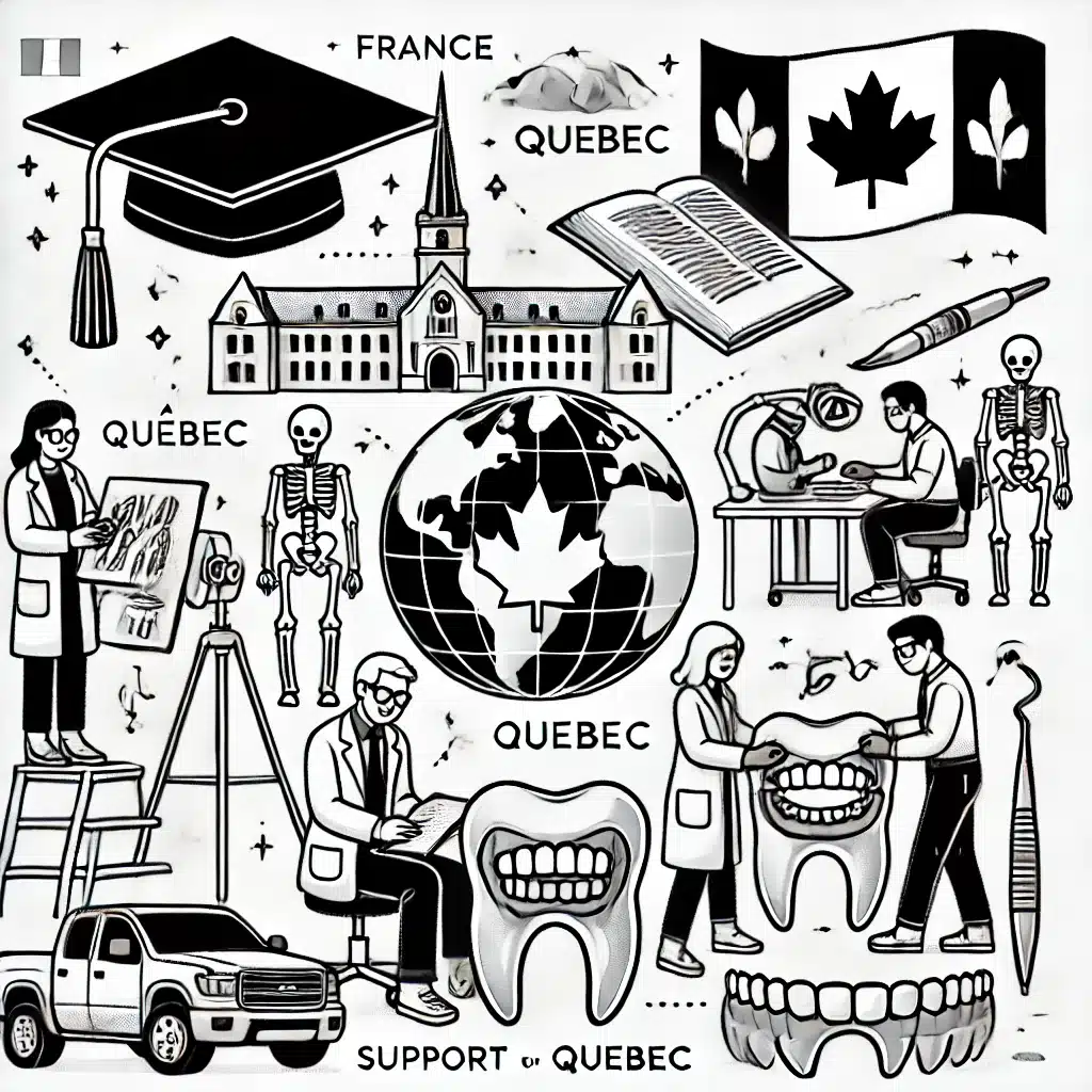 le-Metier-de-Denturiste 4 La formation de denturiste Un cursus adapté en France avec l’aide du Québec